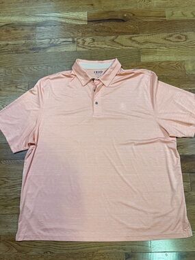 Izod Men's Light Peach Polo Shirt